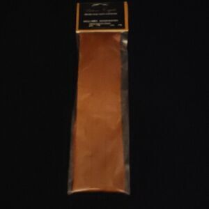 COPY - BRUNO CAPELO FASHION 3 PLEAT SATIN HAT BAND. COGNAC-BROWN.